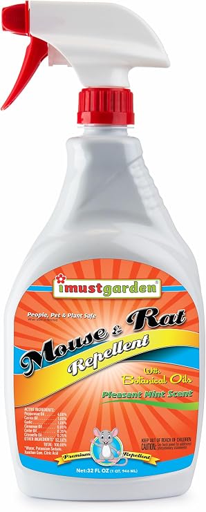 I Must Garden Mouse & Rat Repellent: Boosted Peppermint Formula - 32oz