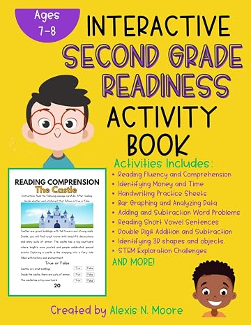 Interactive 2nd Grade Readiness Activity Book