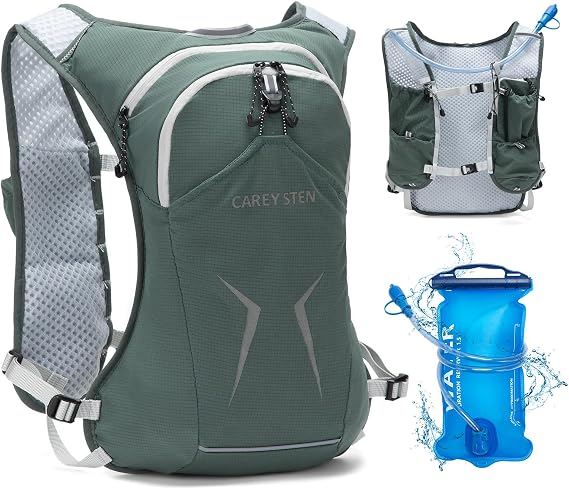 Carey STEN Lightweight Hydration Backpack with 1.5-Liter Water Bag