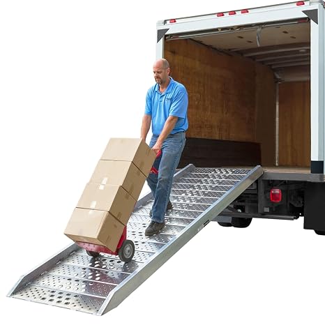 10' x 36" Walk Ramp, Plate-End, 1,750 lb Cap, Aluminum, HD Ramps