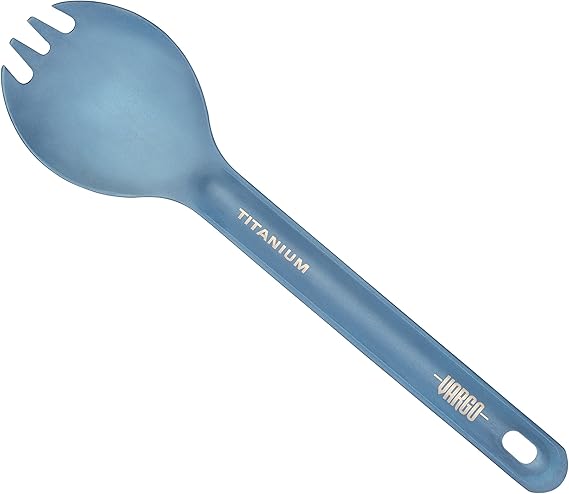 Vargo Titanium Spork, ULV/Blue, Model: T-213