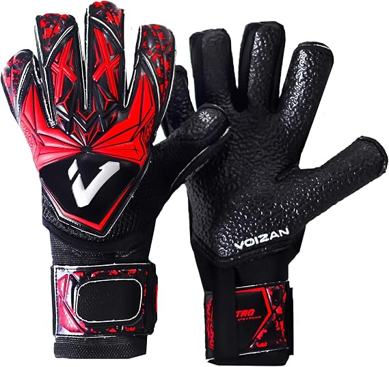 Rival Robuts Soccer Goalie Gloves - Hybrid Negative Cut, Soccer Goalkeeper Gloves with Finger & Wrist Protection, Youth Goalie Gloves, Soccer Gloves for Adult,Boys & Girls