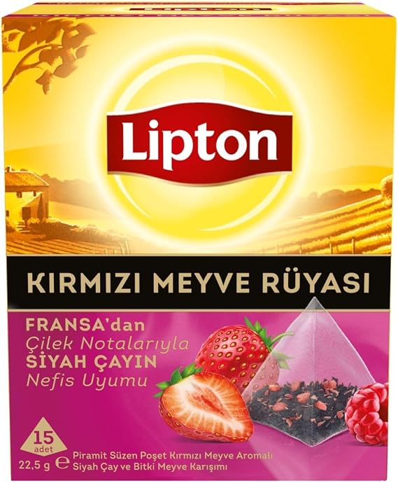 Lipton Poşet Çay Discovery Orman Meyveleri 8 Adet, 22.5 Gram
