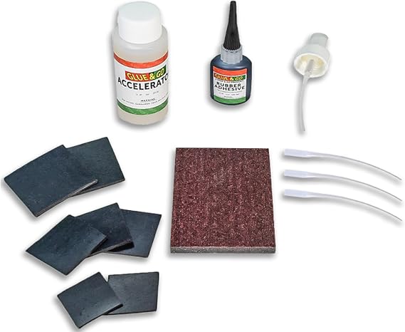 Stop & Go SW1000 Emergency External Sidewall Tubeless Tire Repair Kit | 14-piece external tubeless sidewall puncture repair kit with 7 patches for ATVs, UTVs, RZRs, trailers, and side-by-sides.