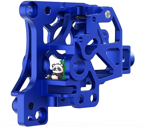 BIQU Panda Extruder CNC Extruder Shell for Bambu-Lab P1P/P1S/X1C/X1E Lightweight Original Factory Gears Panda Claw Al 6061 T6 Aluminum Alloy High Precision Shell