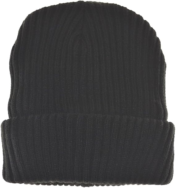 Milano Men's Insulation Beanie Knit Hat Black