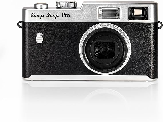Camp Snap Classic 16MP Instant Camera, Xenon Flash, 4 Customizable Filters, Screenless Camera, 4GB Memory, USB-C Rechargeable Battery, Digital Camera, Compact and Durable