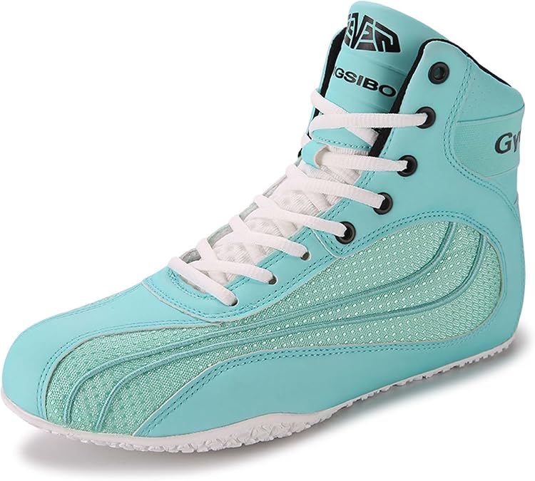 Usoway Men's Professional Boxing Shoes Non-Slip Wrestling Shoes Women's Lightweight Boxing Wrestling Training Shoes Adult Fitness Sports Shoes Fighting Weightlifting Multifunctional Shoes