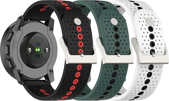 22MM Sport Strap for Amazfit GTR 4/GTR 3 Pro/GTR 3/GTR 2/GTR 2e, for Ticwatch Pro 3, for Huawei GT 2 Replacement Wristbands Silicone Bands Adjustable Watch for Women&Men,Gray/DarkBlue/Black