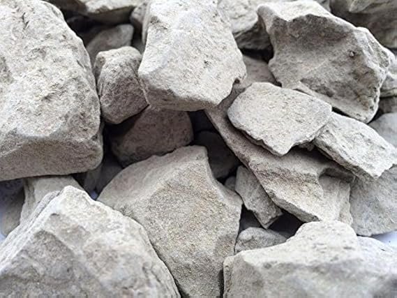 Blue Edible Clay Chunks (lump) Natural for Eating (Food), 4 oz (113 g)