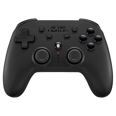 Retro Fighters Defender Next-Gen PS1 - PS2 - PS3 - PS Classic - Switch & PC Compatible Wireless Controller, Black