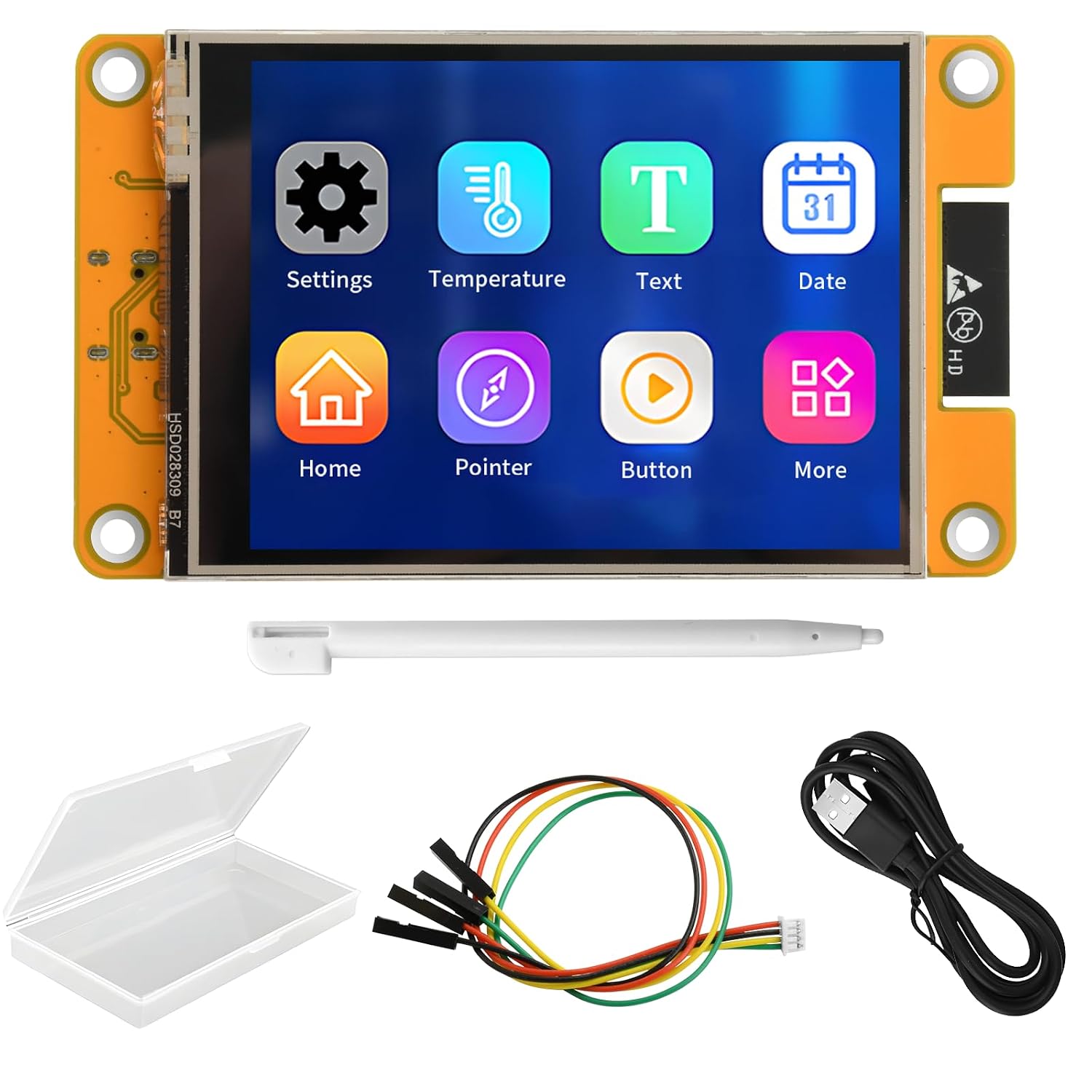 diymore 3.2 Inch ESP32 Display, for ESP-32 Development Board WiFi Bluetooth, ST7789P3 Driver 240 x 320 LCD Display, Intelligent TFT Module Touchscreen High Speed IoT Connectivity LVGLGUI