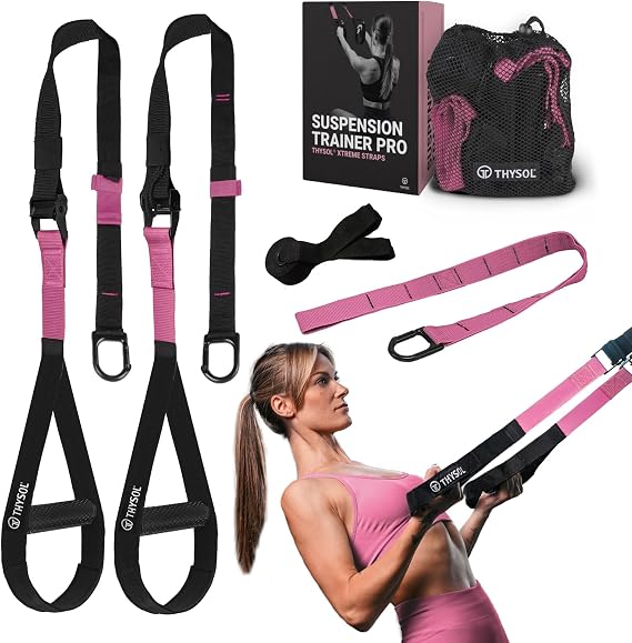 Suspension Resistance Trainer | Exercise Straps | Workout & Pull Up Straps