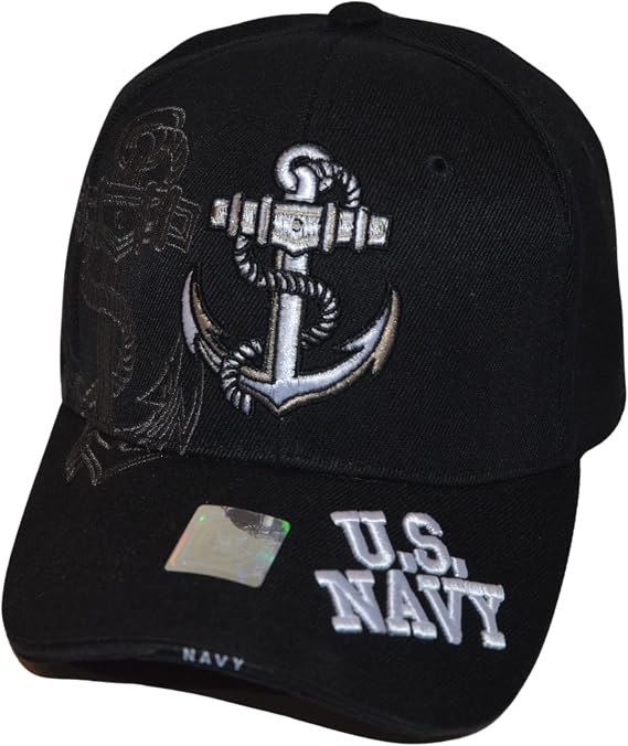 US Navy Hat Official Licensed Military Cap, Unisex Armed Forces Baseball Hat