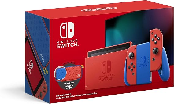 Console Nintendo Switch Edition Mario Rouge/Bleu