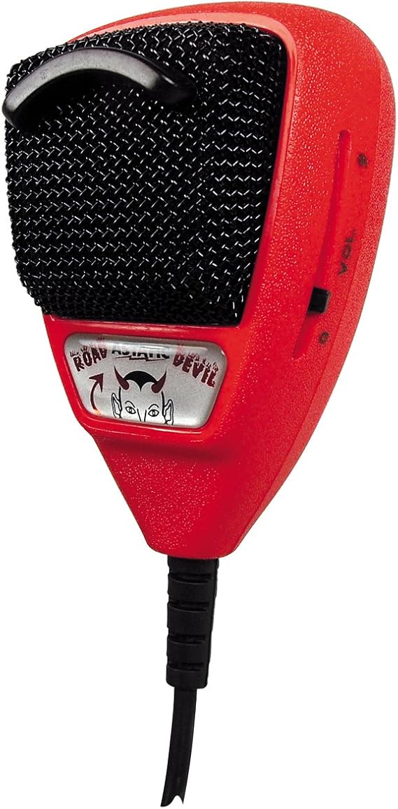 Astatic Noise Cancelling CB Microphone,Red 302-10036 - 1 Each