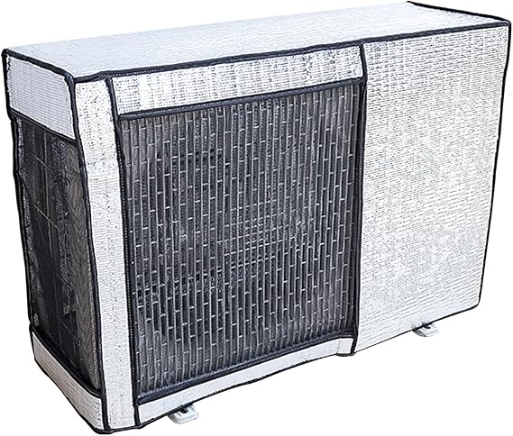 Air Conditioner Unit Covers Outdoor, Heat Pump AC Unit Cover for Outside, Insulated Protection Fence, Noise Reduction, Dustproof, Waterproof, Tear Resistance(100 * 80 * 43cm/39.4 * 31.5 * 16.9in)