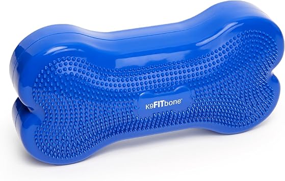 FitPAWS K9FITbone - Regular, Blue | Dog Balance Training Platform & Exercise Equipment | Workout Tool for Strength, Core & Stability