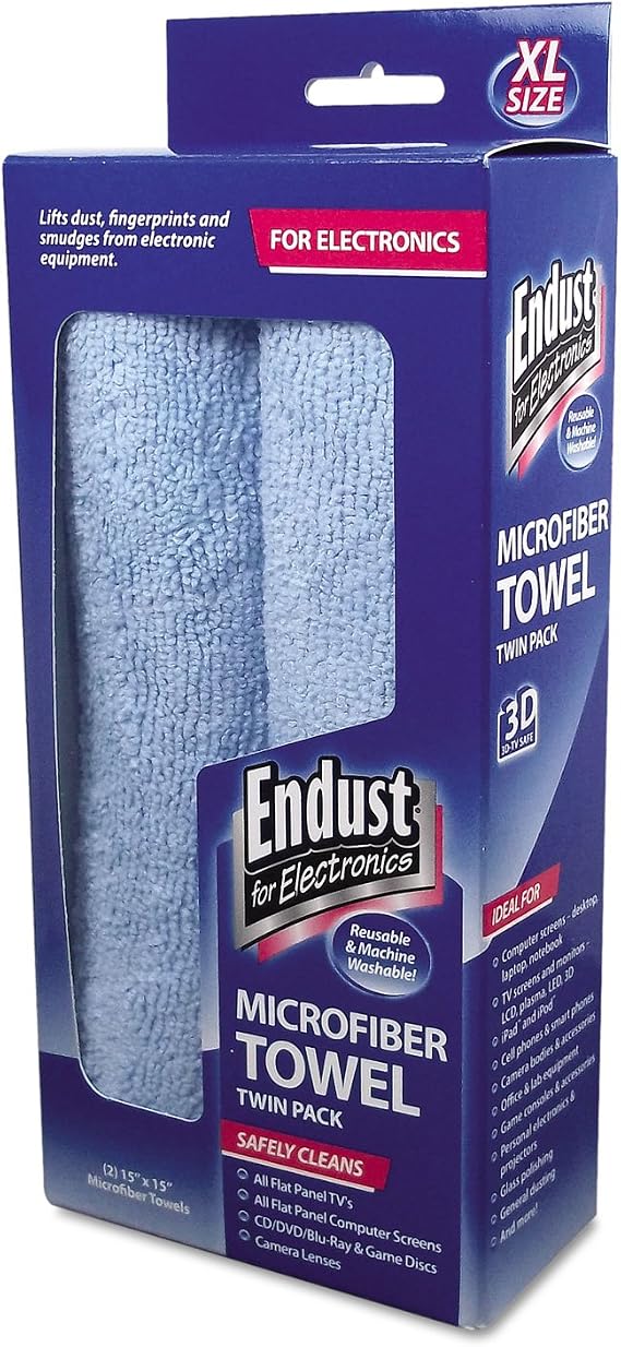 Large-Sized Microfiber Towels Two-Pack
