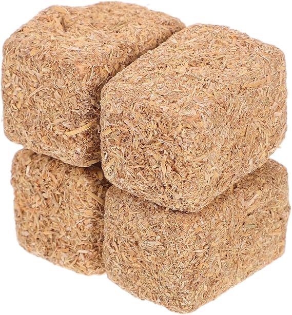 SHINEOFI 4Pcs Stackable Mini Haystack Decorations Faux Hay Bales for Rustic Autumn Garden Ornament DIY Scene Table Centerpieces