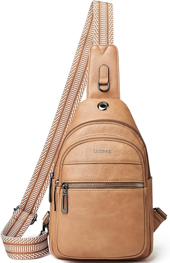 Tan Sling Bag+ Brown Sling Bag