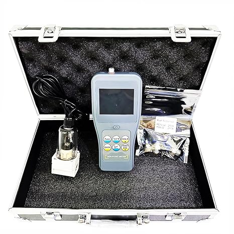 Dew Point Meter Separate Type Dewpoint Meters Resolution 0.01 LCD Display Multi-Parameter Measurement 99 Groups Data Storage Function Temperature Unit C/F Automatic Power Off Function