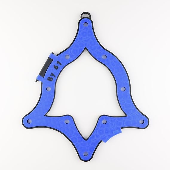 Taom MaxRack Carry Case Hard Template Sheet Holder/Carrier 9/10 Ball (Blue)