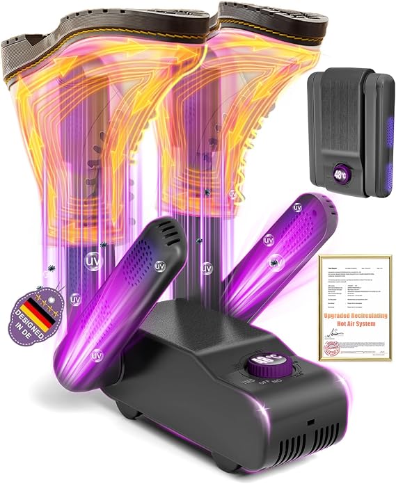 5.0 Upgraded Boot Shoe Dryer500W German Super Motor