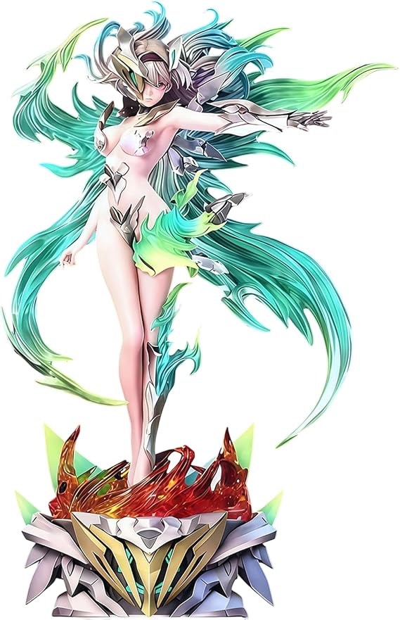 H-I Star Rail Firefly Figure Game Anime 1/6 PVC Analesa Firefly Figurines Illuminated Base Action Play Model 13 Inches