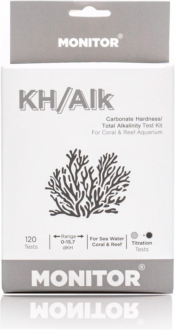Monitor Alkalinity Test KIT for Coral & Reef (120 Tests)
