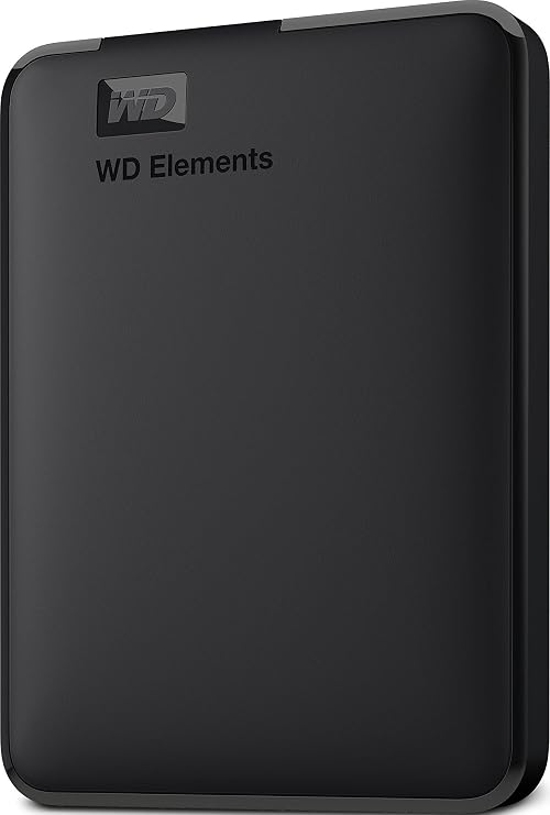 Western Digital WD Portable HDD 6TB USB 3.0 Black WD Elements Portable External Hard Drive WDBHJS0060BBK-WESN