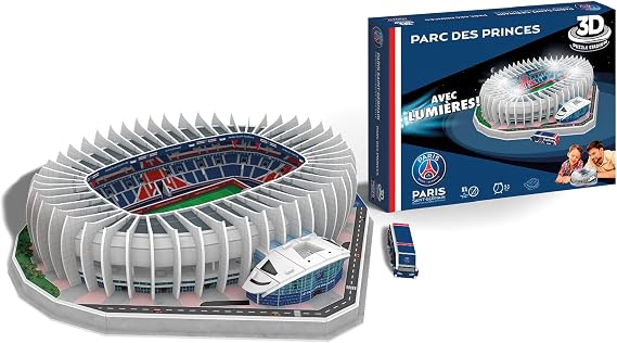 Megableu Paris des Princes 3D Puzzle - French Version - 111 Pieces