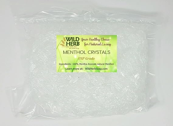 Wild Herb Pure Menthol Crystals USP (1 LB)
