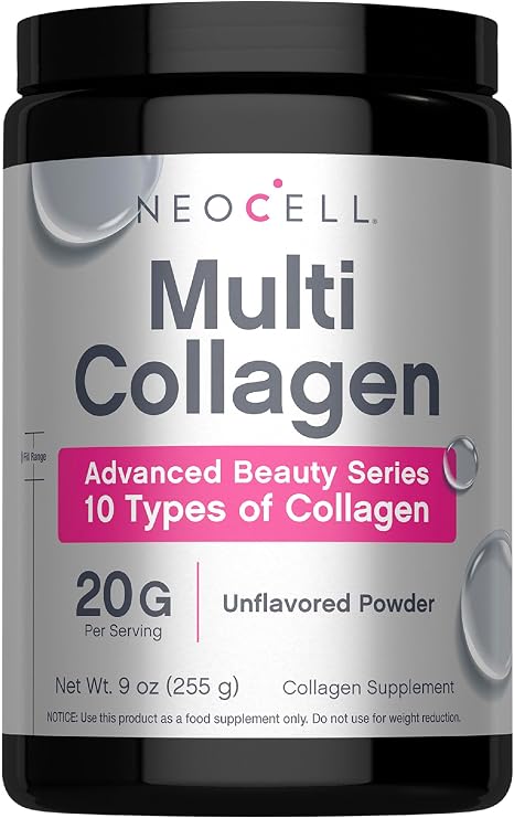 NeoCell Super Multi Collagen Peptides Powder | 9oz | Unflavored