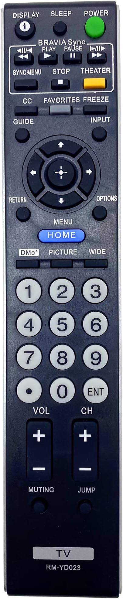 55V5100 TV Remote Control Replacement | [INTECHING Make] For use with Sony KDL-32XBR9/ 37L5000/ 40S504/ 40S5100/ 40SL150/ 40V5100/ 40VE5/ 46S504/ 46S5100/ 46V5100