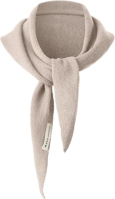 Zulzifs Wool Triangle Scarf for Women - Knitted Sweater Shawl Warm Downtown Girl Fashion Accessories