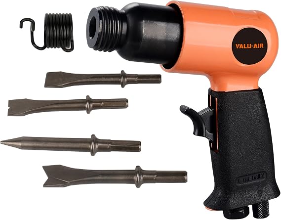 Valu-Air 7621 Air Hammer with 4 Chisels