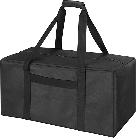 COOLBEBE 24x12x12 Inch Travel Duffle Bag, 53L Mid-Size Weekender, Black