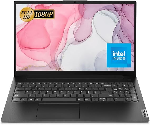 Lenovo V15 G2 Laptop, 15.6" FHD Screen, Intel Dual-core Processor, 16GB RAM, 1TB SSD, Webcam, HDMI, Wi-Fi, Windows 11 Home, Black