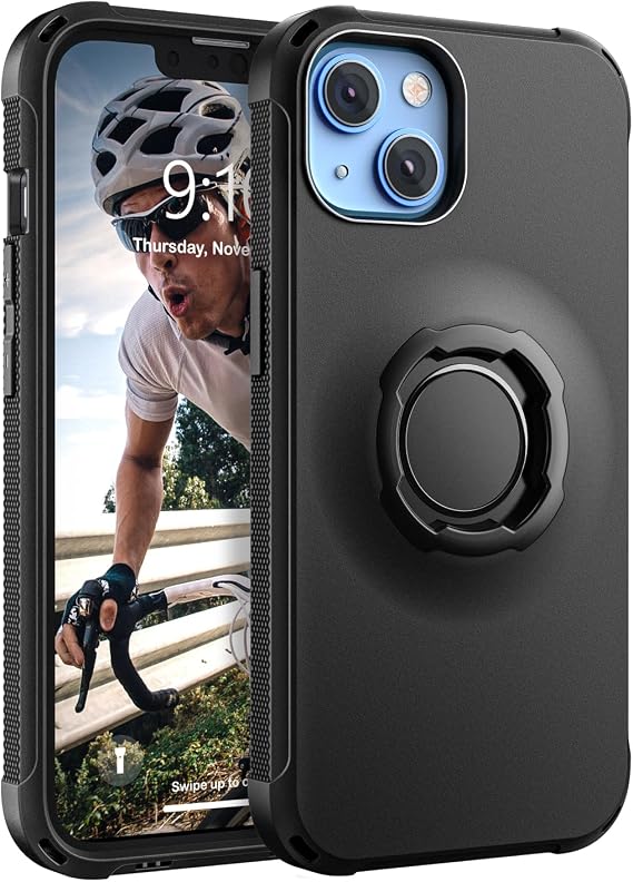 Lock Protective Case for iPhone 13/14 Black