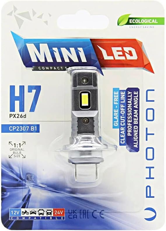 Photon Ampul Mini H7 12-24V Compact Led (Tekli Blister) PHT CP2307 B1