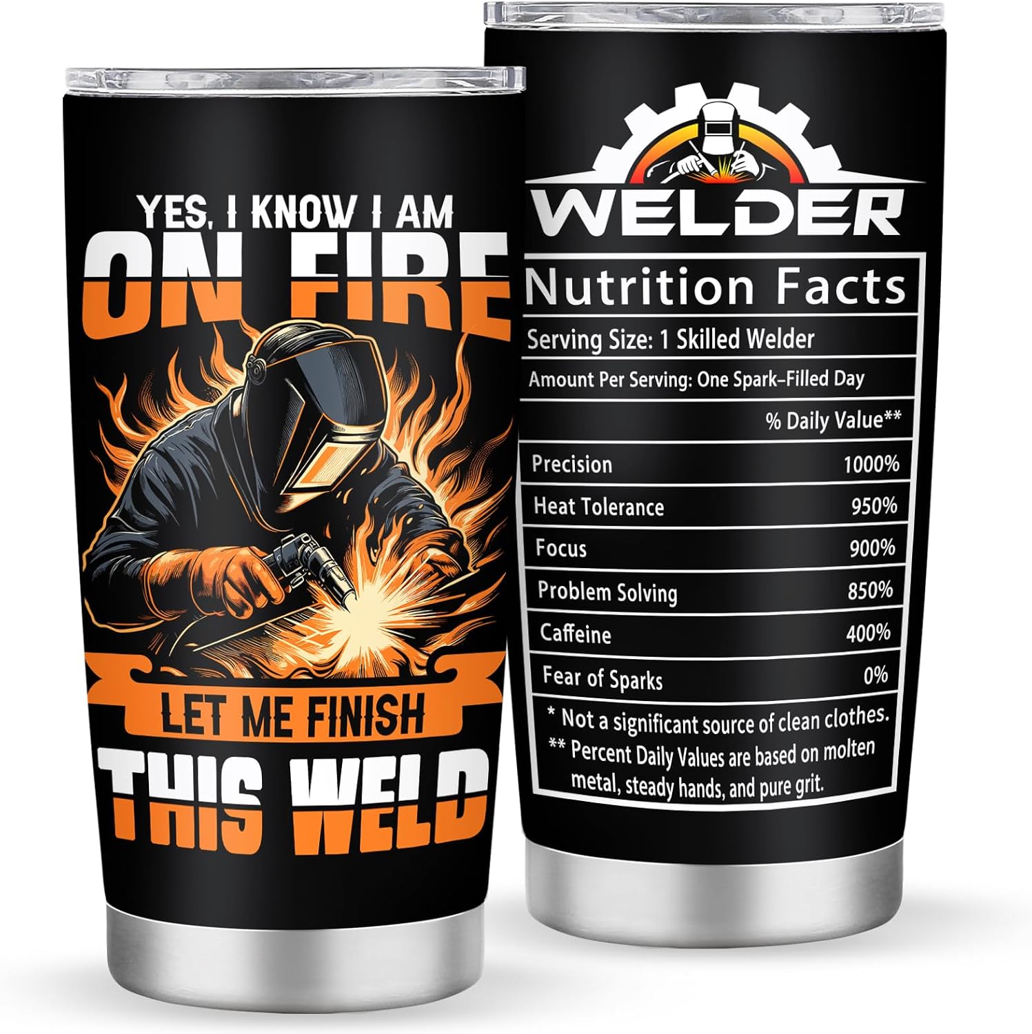 Welder Gifts for Men, 20oz Welder Gift Tumbler, Welding Gift for Boys, Cool Gifts for Welders Mens Birthday