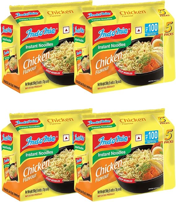 Indomie Instant Noodles Chicken Flavour, Pack of 20