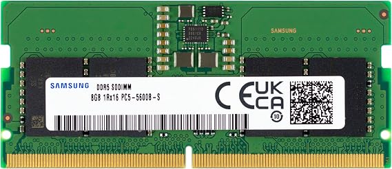 Samsung 8GB DDR5 5600MHz PC5-44800 CL46 SODIMM 1Rx16 Single Rank 1.1V 262-Pin Laptop, Notebook RAM Memory