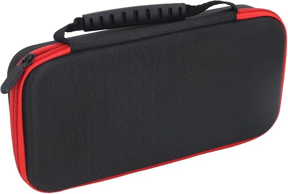 Yangers Hard Carrying Case for Anbernic RG556 RG557 WIN600, Powkiddy X55, Odin 2 Mini Retro Handheld Game Console Accessories, Protective EVA Carry Case Multi-Function Travel Storage Bag