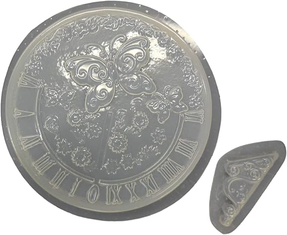 Butterfly Sundial Plastic Craft Mold for Making into Concrete Stepping Stones 1046
