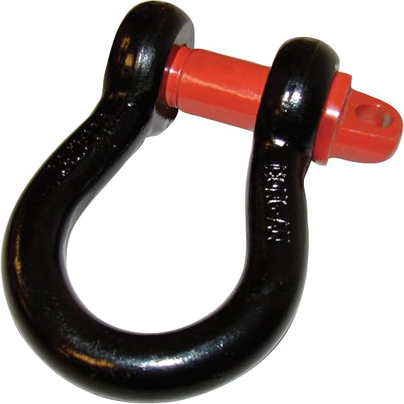CSI Accessories W511 Winch Shackle Universal 5/8 in. 3.25 Ton Rating Fits 3/4 in. Dia. Hole 3/4 in. Pin