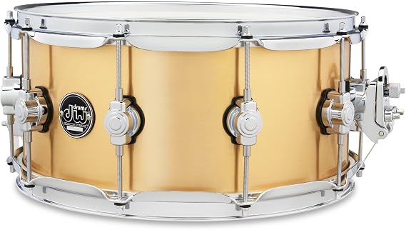 DW Performance Series Brass Snare Drum - 6.5 x 14-inch - Brushed