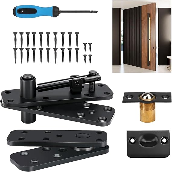 Hidden Door Hinge, 570LBS Load-Bearing Thickened Solid Alloy Steel