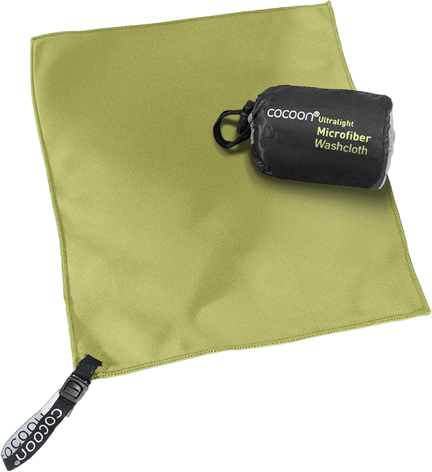COCOON- Premium - Ultralight Microfiber Towel - Washcloth Wasabi